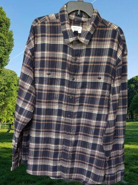 NWT - AMERICAN EAGLE 100% COTTON MEN FLANNEL SHIRT - SZ XXL
